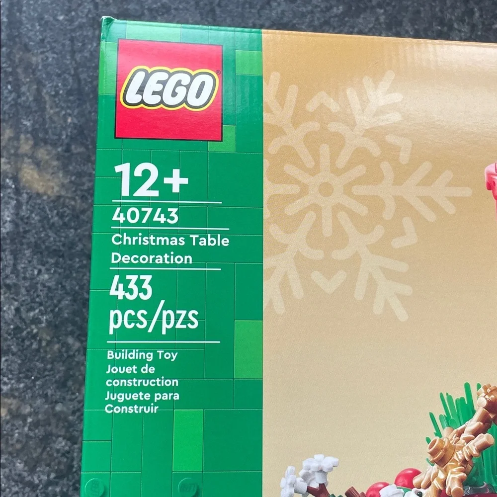 Lego 40743 Christmas Table Decoration Candle Set Holiday Topper Decor NEW SEALED